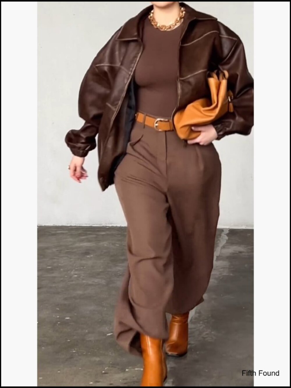 Oversized Y2K Faux Leather Vintage Motorcycle Jacket Plus Size - Picture 6 of 7